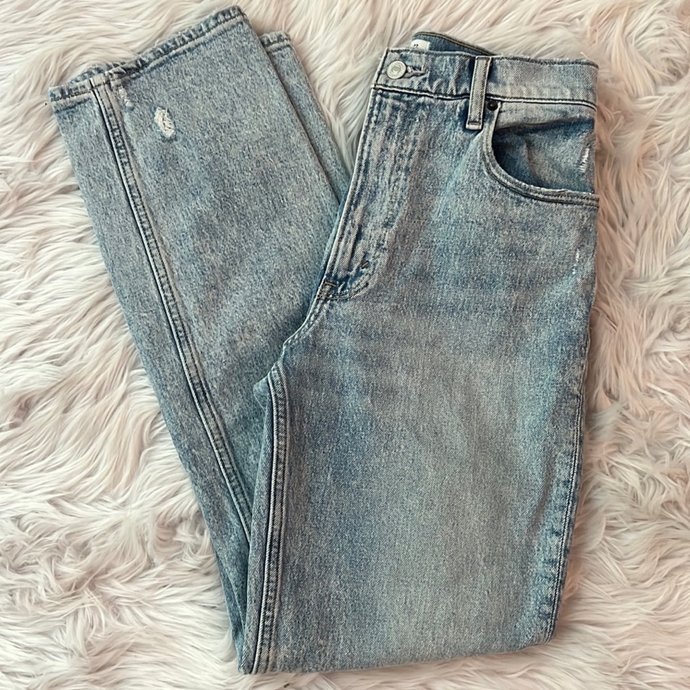 Abercrombie & Fitch 90's ultra high rise straight leg jeana, NWOT